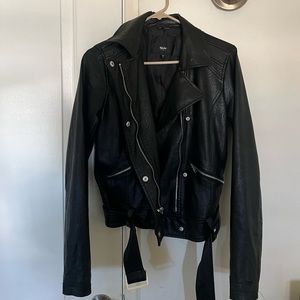 Mossimo black biker jacket. Size S